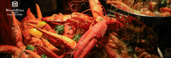 【长沙·富力万达文华酒店】奢华酒店200+自助菜品开启美食盛宴!海鲜不限量畅吃~198抢单人自助晚餐~398抢家庭自助晚餐!1.2米以下儿童免费~仅限周五周六晚餐可用