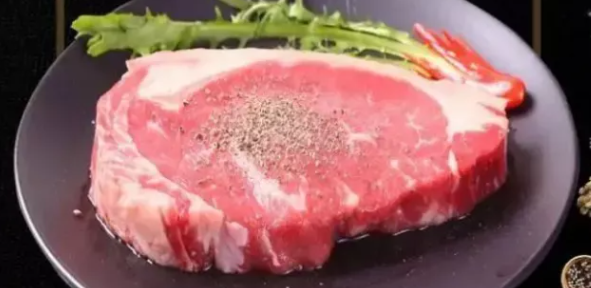 【15店通用自提】原肉整切!香味浓郁!¥99抢价值199「伊赛牛肉」厚切眼肉牛排5片!奥运品质牛排!
