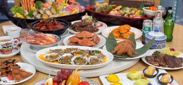 珀斯-【广州威珀斯酒店｜珠江新城】￥158起抢1大1小海鲜自助餐，数十种海鲜/刺身/扒类/甜品任吃！自助餐界天花板~珠江新城地铁站直达！