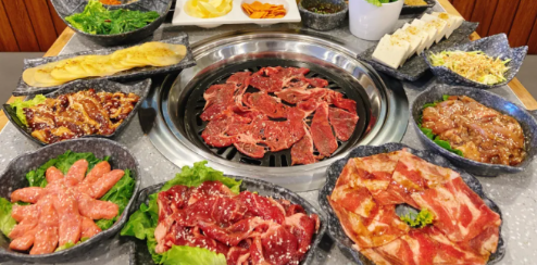 【2店通用】边撩浣熊,边吃烤肉!¥129抢价值290「撩炉烤肉」3-4人餐=现拌蜜制五花肉+黑椒无骨鸡腿肉+调味大米龙等!