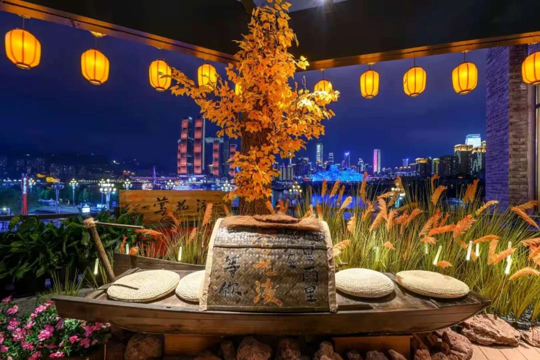 【重庆3店通用】一边看夜景,一边吃火锅!仅138元=莺花渡火锅价值200元抵用券1张!全场通用!下单48小时发货,包邮到家!