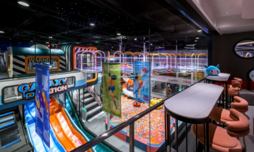 【沙坪坝金沙天街】全新场馆设施,创建梦幻乌托邦童年!¥79抢门市价198元「龙小湖探索乐园Little Hoo Galaxy」1大1小夜场票/¥145抢1大1小通玩票!