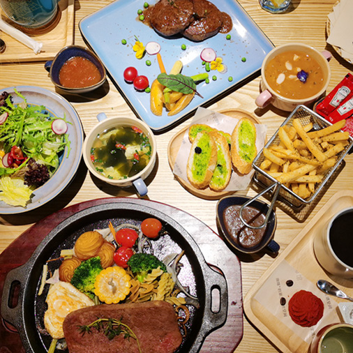 【百乐门店】15年从未降价!直降200+!¥109抢316元「栖巢咖啡」套餐=菲力牛排+火焰上脑牛排+美式咖啡+巢式奶霸等!