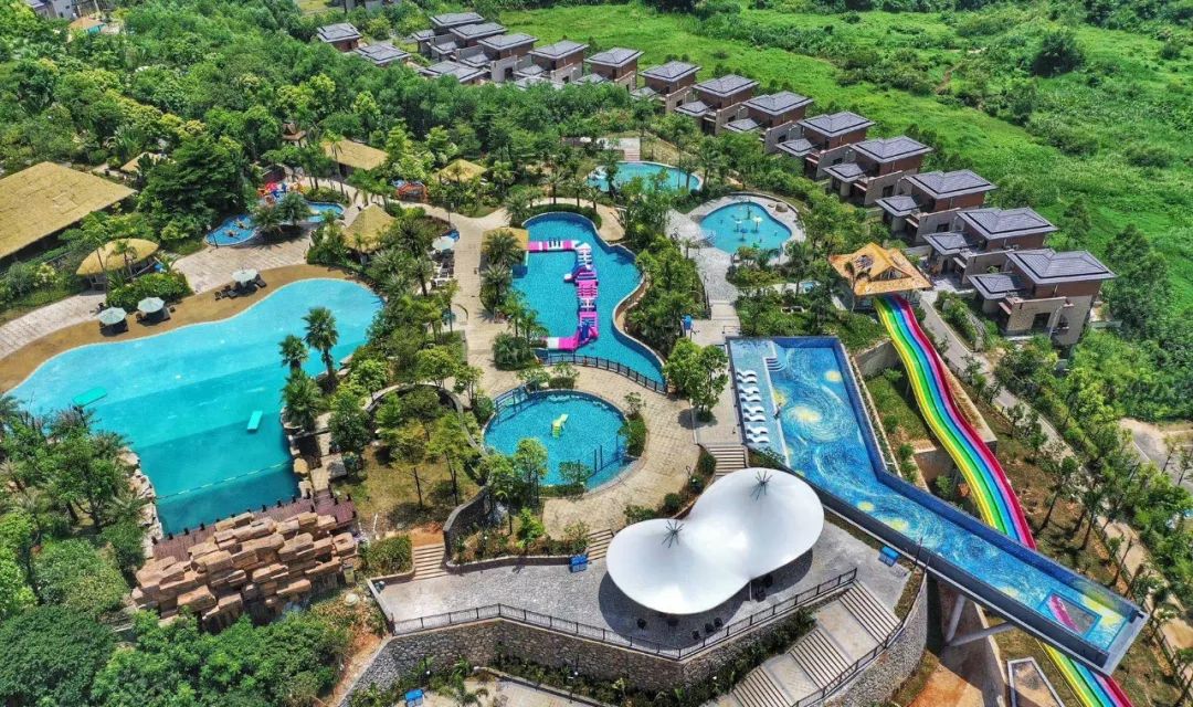 【清远熹乐谷温泉度假酒店】网红悬空泳池,水世界,温泉,无动力乐园等n