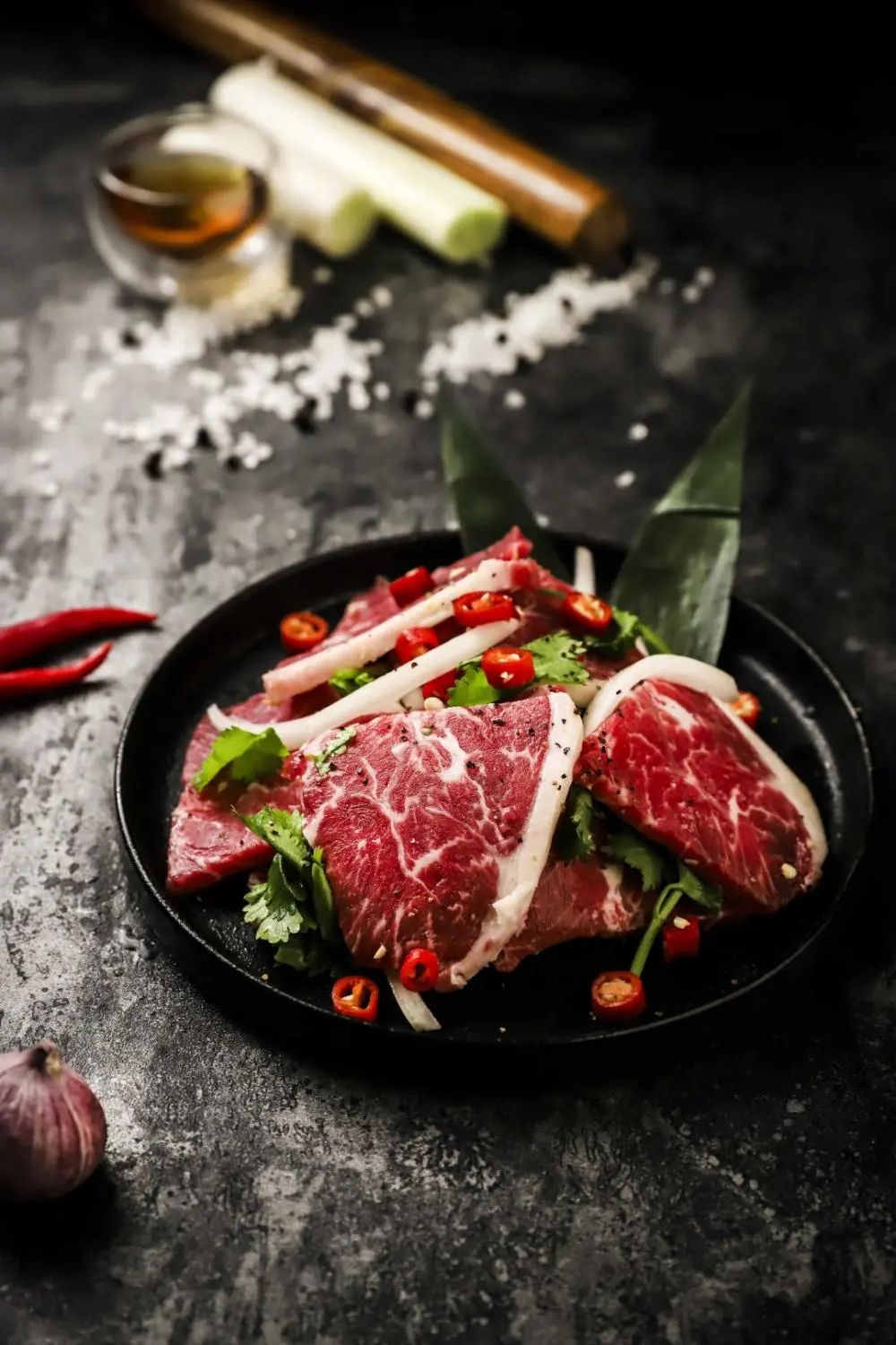 仅138元抢价值311元「韩悦烤肉」品质精选3-4人餐=韩式烤牛肉 薄切